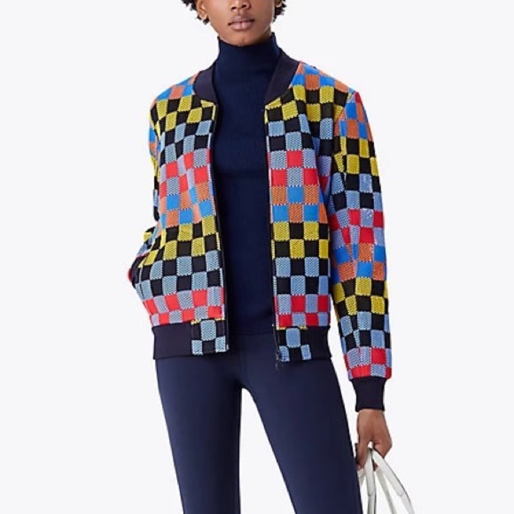 Tory Burch Checkered Jacket